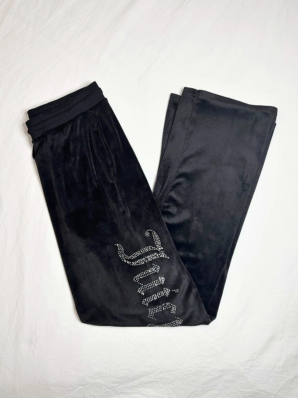 Juicy Couture Rhinestone Velour Pants